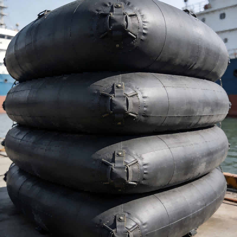 Airbags marítimos personalizados de alto desempenho SunKai lançam com sucesso navio de carga de 12.000 toneladas