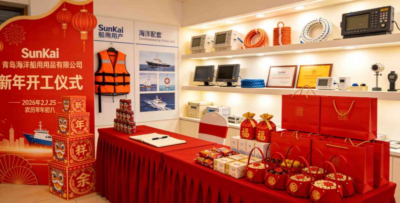 Qingdao SunKai Marine realiza cerimônia de abertura do Ano Novo de 2026