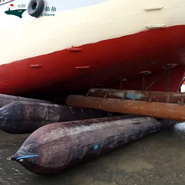 Airbag marítimo para atracação de navio