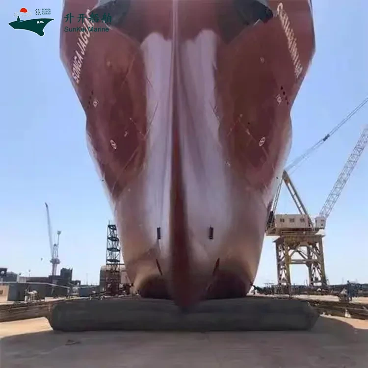 Airbags marítimos resistentes ao desgaste para reparo de embarcações